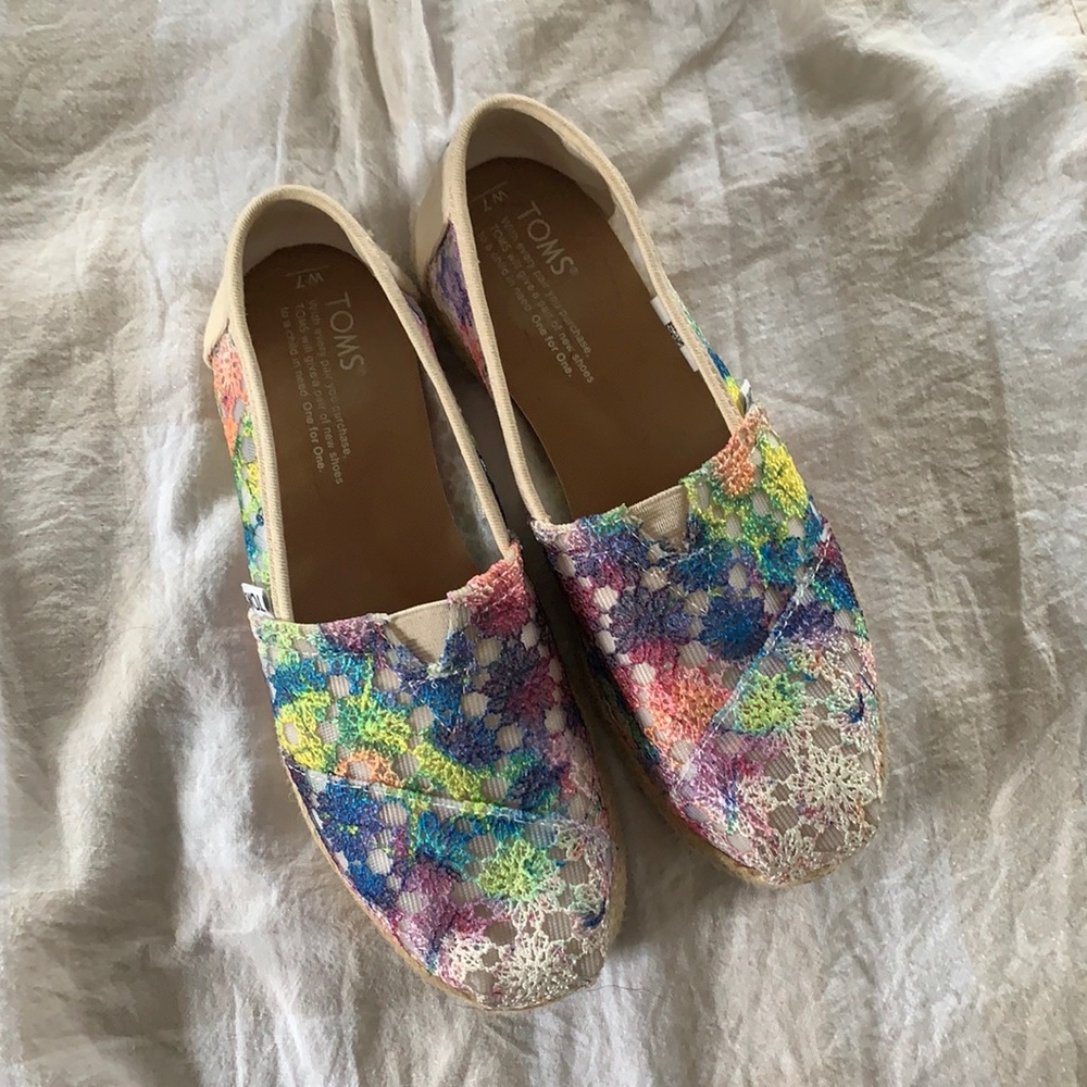 Tie-Dye Crochet Toms